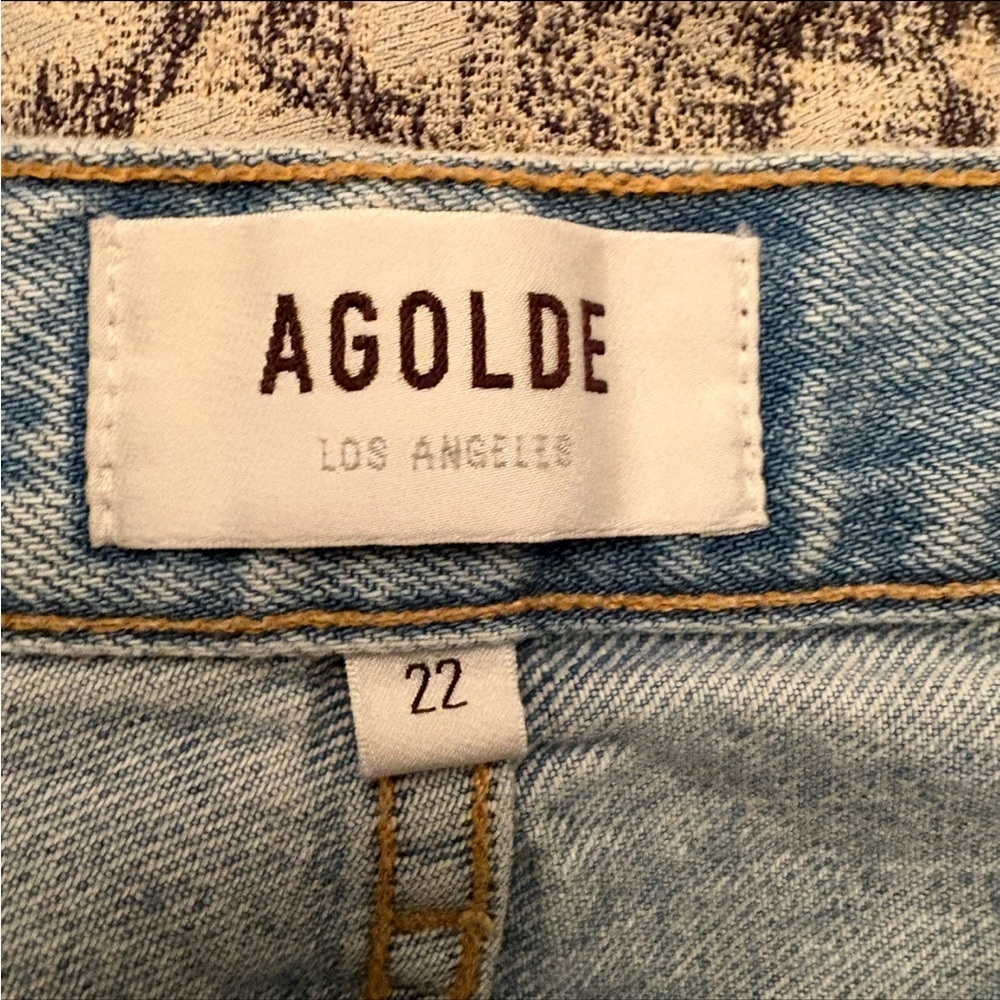 Agolde Riley Hi Rise Straight Crop Shatter size 22 - Picture 8 of 14